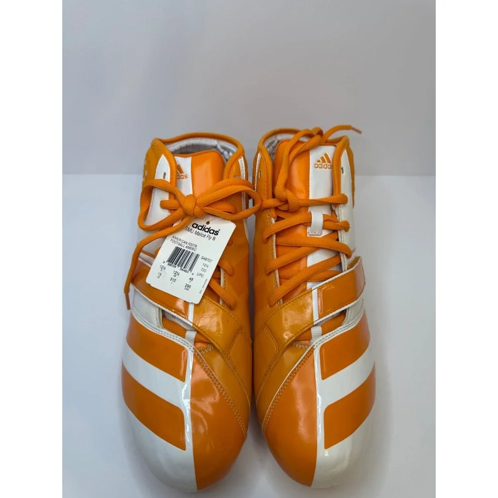 Adidas Malice Fly Cleats Football Size 13 Orange & White